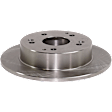 Rear Brake Disc, Natural Finish, Plain Surface, Solid, 5 Lugs, 259.59 mm, Pro-Line Series