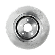 Front and Rear Brake Disc, 4-Wheel Set, Plain Surface, Vented - Front; Solid - Rear, 5 Lugs, Pro-Line Series