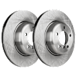 Front Brake Disc, Plain Surface, Vented, 5 Lugs, 338.07 mm, 3.0L, 6Cyl, Pro-Line Series