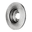 Front Brake Disc, Plain Surface, Vented, 5 Lugs, 338.07 mm, 3.0L, 6Cyl, Pro-Line Series