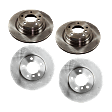 Front and Rear Brake Disc, Plain Surface, Vented, 5 Lugs, Front-311.91 mm/Rear-299.72 mm,, Pro-Line Series