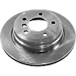 2007 BMW 328i - Front and Rear Brake Disc, Plain Surface, Vented, 5 Lugs, Front-311.91 mm/Rear-299.72 mm, Convertible, 3.0L 6Cyl, Pro-Line Series