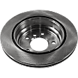 2007 BMW 328i - Front and Rear Brake Disc, Plain Surface, Vented, 5 Lugs, Front-311.91 mm/Rear-299.72 mm, Convertible, 3.0L 6Cyl, Pro-Line Series