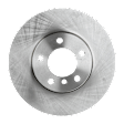 2007 BMW 328i - Front and Rear Brake Disc, Plain Surface, Vented, 5 Lugs, Front-311.91 mm/Rear-299.72 mm, Convertible, 3.0L 6Cyl, Pro-Line Series