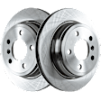 Rear Brake Disc, Natural Finish, Plain Surface, Vented, 5 Lugs, 299.97 mm, Pro-Line Series