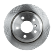 Rear Brake Disc, Natural Finish, Plain Surface, Vented, 5 Lugs, 299.97 mm, Pro-Line Series