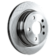 Rear Brake Disc, Natural Finish, Plain Surface, Vented, 5 Lugs, 299.97 mm, Pro-Line Series