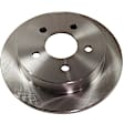 Front and Rear Brake Discs, 4-Wheel Set, Plain Surface, Vented - Front, Solid - Rear, 5 Lugs, 10.94 in. Disc Diameter, Pro-Line Series