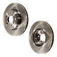 Front Brake Disc, Natural Finish, Plain Surface, Vented, 5 Lugs, 325.12 mm, Pro-Line Series
