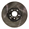 Front Brake Disc, Plain Surface, Vented, 5 Lugs, Pro-Line Series