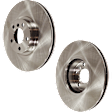 Front Brake Disc, Natural Finish, Plain Surface, Vented, 5 Lugs, 347.98 mm, Pro-Line Series
