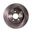 Rear Brake Disc, Natural Finish, Plain Surface, Vented, 5 Lugs, 344.93 mm, Pro-Line Series