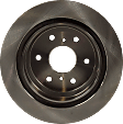 Rear Brake Disc, Natural Finish, Plain Surface, Vented, 6 Lugs, 344.93 mm, Pro-Line Series