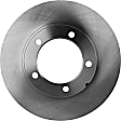 Front Brake Disc, Natural Finish, Plain Surface, Vented, 5 Lugs, 351.79 mm, Pro-Line Series