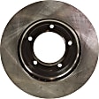 Front and Rear Brake Disc, 4-Wheel Set, Plain Surface, Vented, 5 Lugs, Pro-Line Series