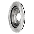 Rear Brake Disc, Natural Finish, Plain Surface, Vented, 5 Lugs, 293.12 mm, Pro-Line Series