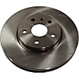 Front and Rear Brake Discs, 4-Wheel Set, Plain Surface, Vented, 5 Lugs, 12.64 in. - Front; 12.4 in. - Rear Disc Diameter, 321mm Front Disc, Pro-Line Series