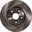 Front and Rear Brake Discs, 4-Wheel Set, Plain Surface, Vented, 5 Lugs, 12.64 in. - Front; 12.4 in. - Rear Disc Diameter, 321mm Front Disc, Pro-Line Series