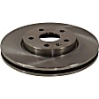 Front and Rear Brake Discs, 4-Wheel Set, Plain Surface, Vented, 5 Lugs, 12.64 in. - Front; 12.4 in. - Rear Disc Diameter, 321mm Front Disc, Pro-Line Series