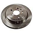 Front and Rear Brake Discs, 4-Wheel Set, Plain Surface, Vented, 5 Lugs, 12.64 in. - Front; 12.4 in. - Rear Disc Diameter, 321mm Front Disc, Pro-Line Series
