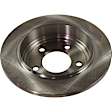 Rear Brake Disc, Natural Finish, Plain Surface, Solid, 5 Lugs, 270.26 mm, Pro-Line Series