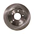 Rear Brake Disc, Natural Finish, Plain Surface, Solid, 5 Lugs, 270.26 mm, Pro-Line Series