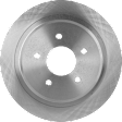 Front and Rear Brake Discs, 4-Wheel Set, Plain Surface, Vented, 5 Lugs, 12.79 in. Front/12.01 in. Rear Disc Diameter, Pro-Line Series