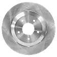 Front and Rear Brake Discs, 4-Wheel Set, Plain Surface, Vented, 5 Lugs, 12.79 in. Front/12.01 in. Rear Disc Diameter, Pro-Line Series