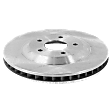 Front and Rear Brake Discs, 4-Wheel Set, Plain Surface, Vented, 5 Lugs, 12.79 in. Front/12.01 in. Rear Disc Diameter, Pro-Line Series