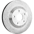 Front and Rear Brake Discs, 4-Wheel Set, Plain Surface, Vented, 5 Lugs, 12.79 in. Front/12.01 in. Rear Disc Diameter, Pro-Line Series