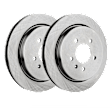 Rear Brake Discs, Plain Surface, Vented, 5 Lugs, 11.73 in. Disc Diameter, Pro-Line Series