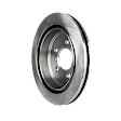 Rear Brake Discs, Plain Surface, Vented, 5 Lugs, 11.73 in. Disc Diameter, Pro-Line Series