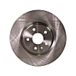 Front and Rear Brake Discs, 4-Wheel Set, Plain Surface, Vented, 5 Lugs, For Models With 345mm Front Disc, Heavy Duty Brakes (J55), Pro-Line Series