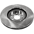 Front and Rear Brake Discs, 4-Wheel Set, Plain Surface, Vented, 5 Lugs, For Models With 345mm Front/315mm Rear Disc, Heavy Duty Brakes (J55), Pro-Line Series