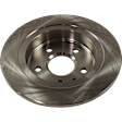 Front and Rear Brake Discs, 4-Wheel Set, Plain Surface, Vented - Front, Solid - Rear, 5 Lugs, For Models With 345mm Front Disc, Brembo 4 Piston Front Calipers, Pro-Line Series