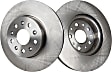 2020 Chevrolet Camaro - Front Brake Disc, Natural Finish, Plain Surface, Vented, 5 Lugs, 321.06 mm, Brembo 4 Piston Front Caliper, 2.0L 4Cyl, Pro-Line Series