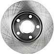 Front and Rear Brake Disc, Plain Surface, Front-Vented/Rear-Solid, 5 Lugs, Front-277.88 mm/Rear-281.18 mm,, Pro-Line Series