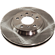 Front Brake Discs, Plain Surface, Vented, 5 Lugs, 11.93 in. Disc Diameter, Pro-Line Series
