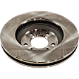 Front Brake Discs, Plain Surface, Vented, 5 Lugs, 11.93 in. Disc Diameter, Pro-Line Series