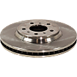 Front Brake Discs, Plain Surface, Vented, 5 Lugs, 11.93 in. Disc Diameter, Pro-Line Series