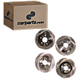 2006 Chevrolet Impala - Front and Rear Brake Disc, Plain Surface, Vented - Front; Solid - Rear, 5 Lugs, 3.9L 6Cyl, Pro-Line Series