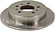 2006 Chevrolet Impala - Front and Rear Brake Disc, Plain Surface, Vented - Front; Solid - Rear, 5 Lugs, 3.9L 6Cyl, Pro-Line Series