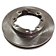 1995 Dodge Ram 2500 - Front Brake Disc, Natural Finish, Plain Surface, Vented, 8 Lugs, 317.25 mm, 4WD,  Dana 60 FA, 8.0L 10Cyl, Pro-Line Series