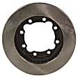 1995 Dodge Ram 2500 - Front Brake Disc, Natural Finish, Plain Surface, Vented, 8 Lugs, 317.25 mm, 4WD,  Dana 60 FA, 8.0L 10Cyl, Pro-Line Series