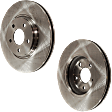 2012 Chevrolet Malibu - Front Brake Disc, Natural Finish, Plain Surface, Vented, 5 Lugs, 295.91 mm, 3.6L 6Cyl, Pro-Line Series
