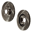 Front Brake Disc, Natural Finish, Plain Surface, Vented, 5 Lugs, 279.91 mm, 2.4L, 4Cyl, Pro-Line Series