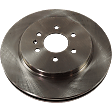 Rear Brake Discs, Plain Surface, Vented, 6 Lugs, 12.56 in. Disc Diameter, Pro-Line Series