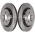Rear Brake Discs, Plain Surface, Vented, 5 Lugs, Pro-Line Series