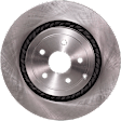 Rear Brake Discs, Plain Surface, Vented, 5 Lugs, Pro-Line Series