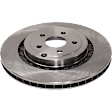 Rear Brake Discs, Plain Surface, Vented, 5 Lugs, Pro-Line Series